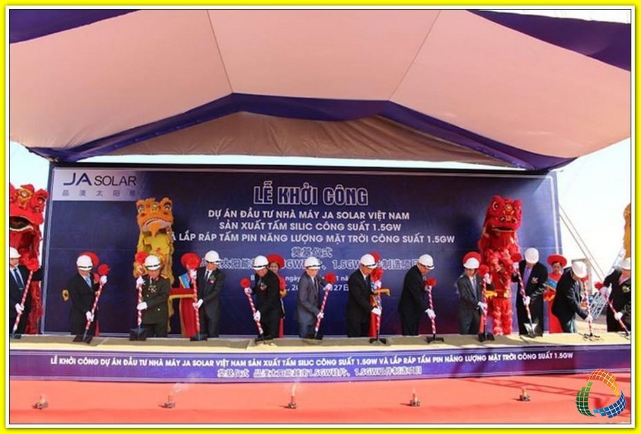 Nhà máy pin mặt trời JA Solar