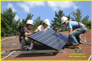 Phương pháp ghép nối các tấm pin mặt trời