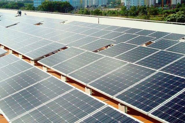 Hệ thống điện mặt trời được khai thác và tận dụng triệt để