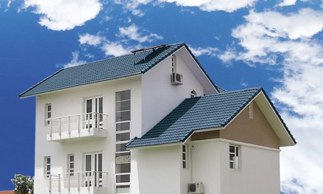 Bước 1: Đo kích thước mái nhà 