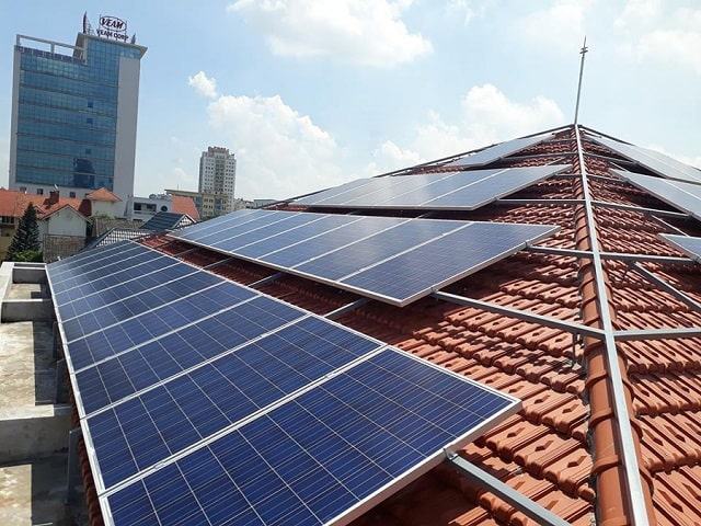 Điện mặt trời áp mái Điện mặt trời áp mái