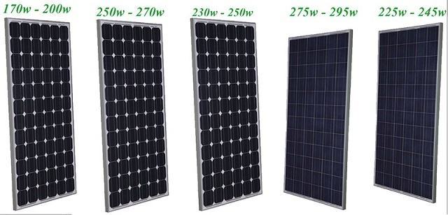 Những tấm pin năng lượng mặt trời