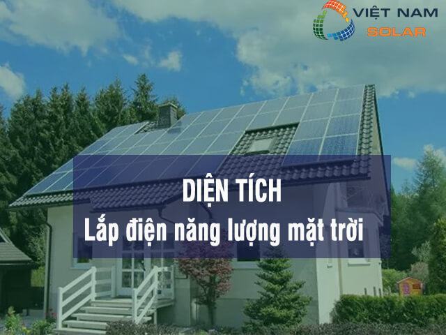 Diện tích lắp đặt điện mặt trời là gì