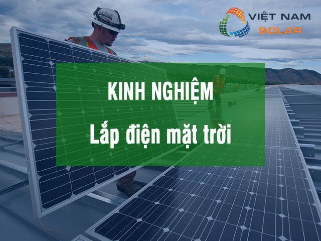 Kinh nghiệm lắp điện mặt trời là gì