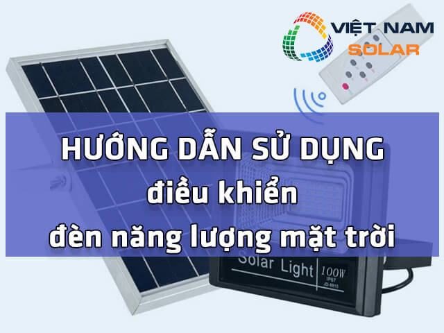 Điều khiển đèn năng lượng mặt trời là gì