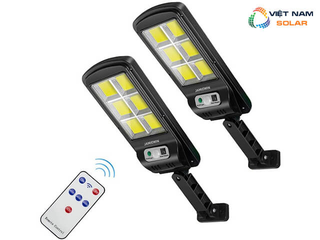 Top 1 Đèn đường không dây ngoài trời JAMIE WIN 120 top mẫu đèn đường năng lượng mặt trời