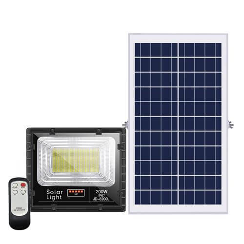 Đèn pha năng lượng mặt trời Jindian 200W JD-8200L