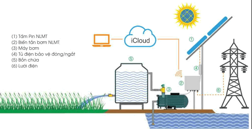 Các thành phần hệ thống Solar pump