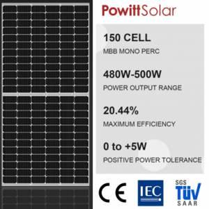 Sơ đồ của pin mặt trời POWITT SOLAR