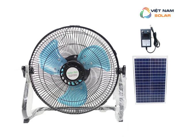Quạt năng lượng mặt trời gồm những bộ phận nào?