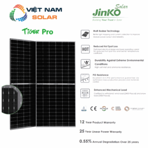 Tấm Pin Năng Lượng Mặt Trời Jinko Solar 455WP - JKM455M-60HL4