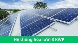 Hệ thống hòa lưới 3 KWP