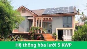 Hệ thống hòa lưới 5 KWP