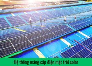 hệ thống máng cáp điện mặt trời solar