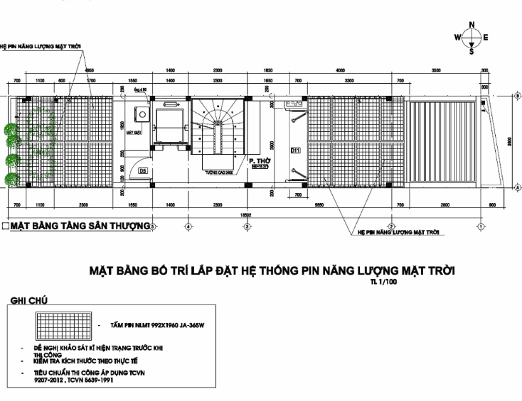 Hướng dẫn vẽ chi tiết bản vẽ thiết kế điện mặt trời