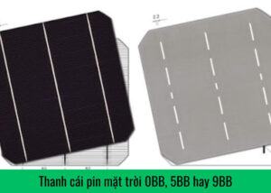 thanh cái pin mặt trời 0BB, 5BB hay 9BB