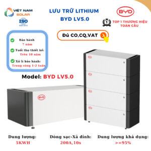 Pin Lithium - Ac Quy - Pin lưu trữ điện mặt trời