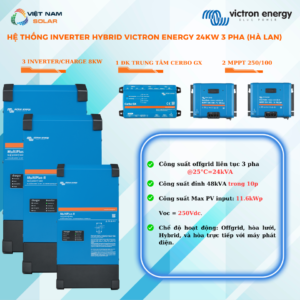 Inverter Hybrid Victron Energy 24kw 3 pha - Sản Phẩm Hà Lan