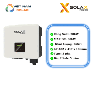 Inverter Hòa Lưới SolaX 20KW 3 pha [Giá Sỉ]