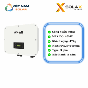 [Áp Cao] Inverter Hybrid SolaX 30KW 3 pha