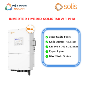 Inverter Hybrid Solis 14KW 1 Pha [Giá Sỉ]