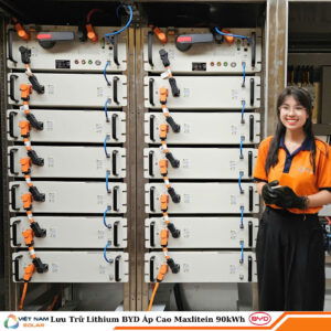 [Áp Cao] Pin Lưu Trữ Điện Lithium BYD Max Litein 30kWh - 82.5kWh
